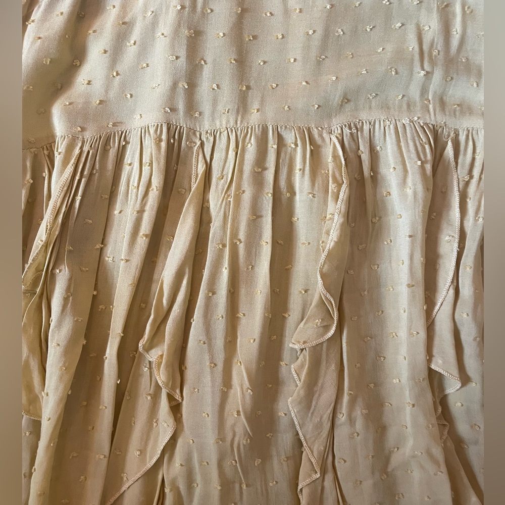 NWOT Halter Ruffle Spaghetti Strap Tank Top - Picture 3 of 6